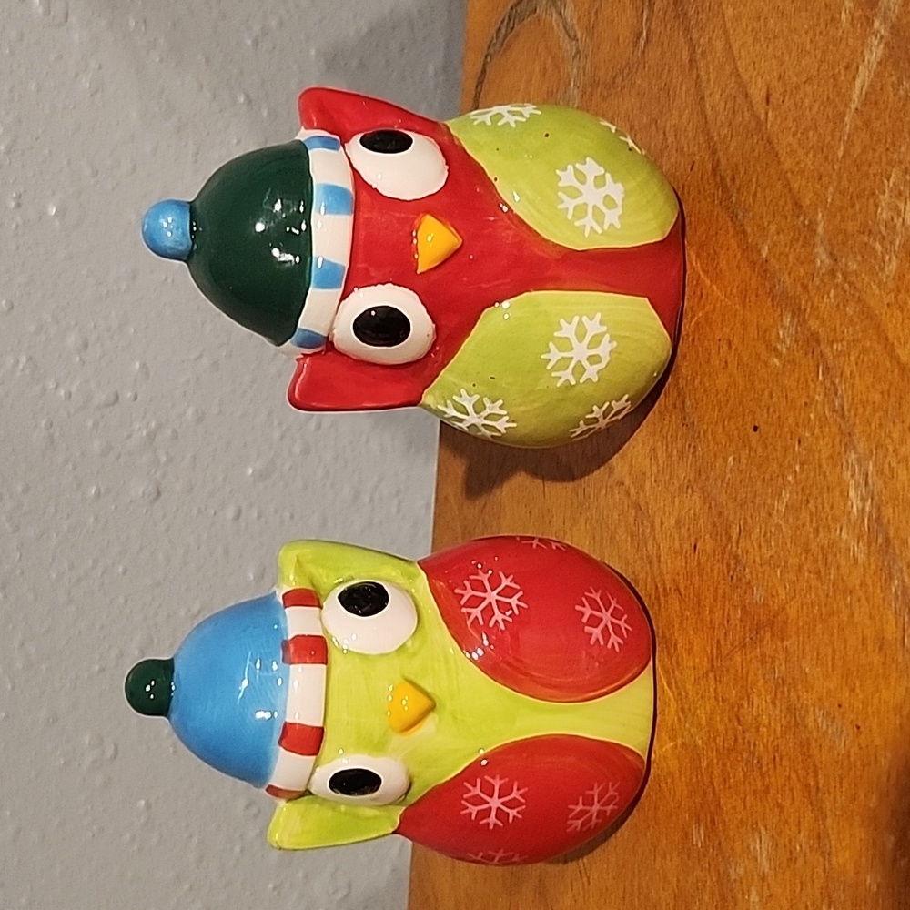 Owl salt and pepper shakers
